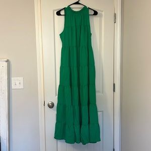 Hailey & Co. Long green dress, size medium